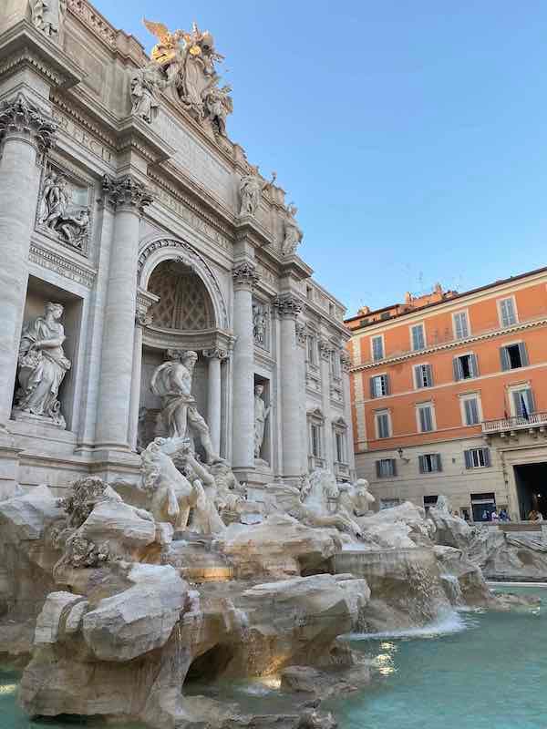 Trevi Fountain Left Side View