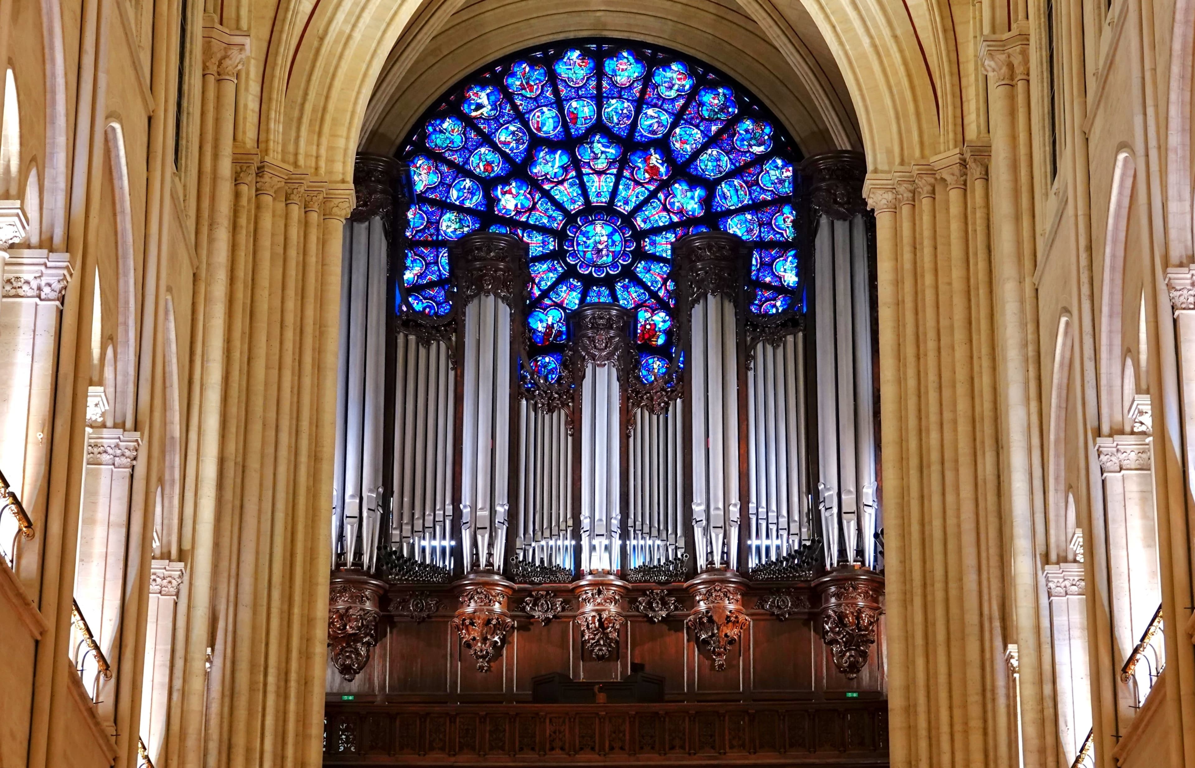 The West Rose Window and the Organ