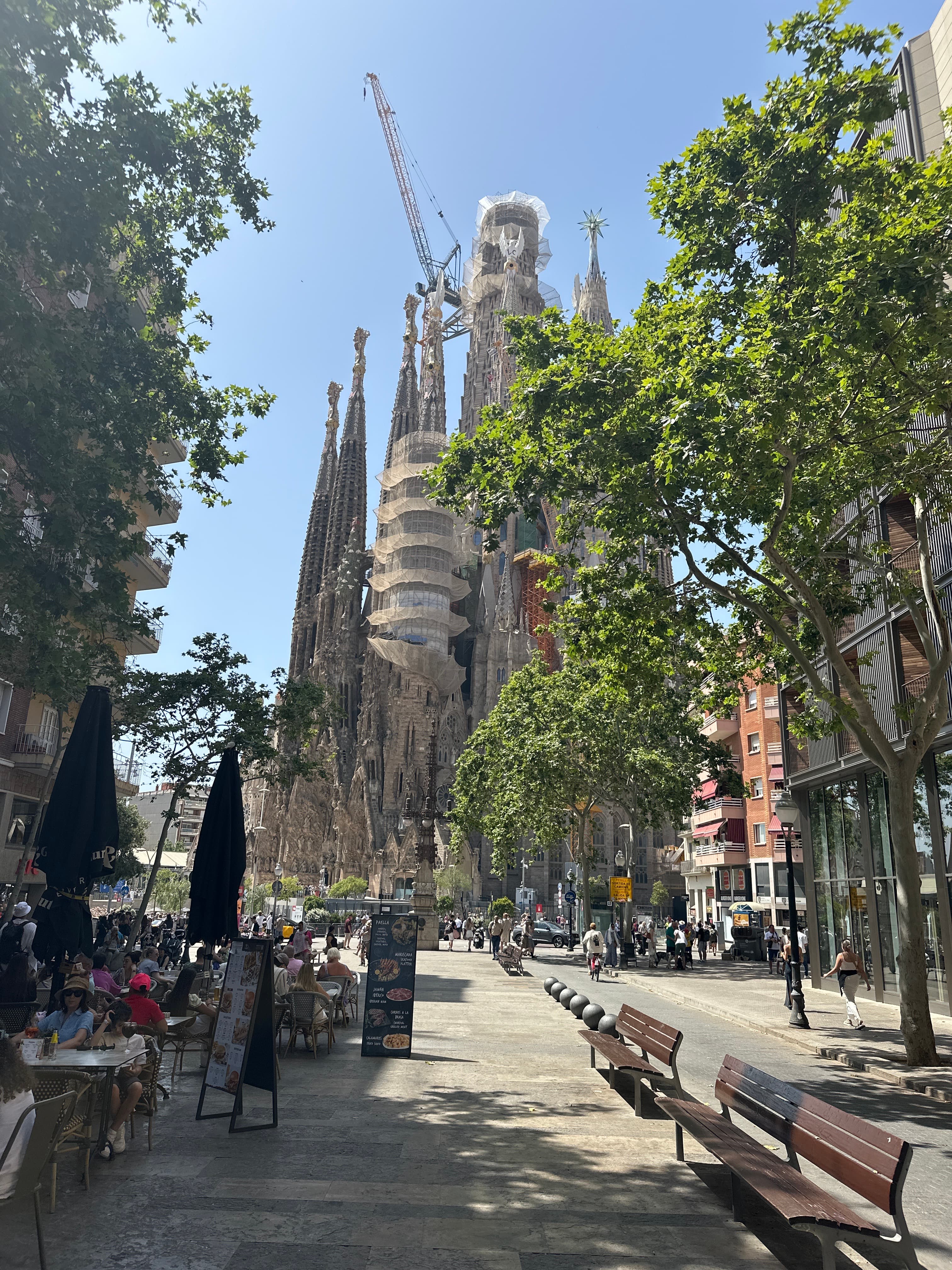 View of Sagrada Familia
